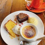 orange coffee stand - 