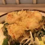 そばの神田 東一屋 - えびかき揚げに着目する。