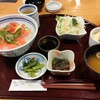 グルメリアきらく - 料理写真:信州サーモン丼セット、1400円。