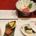 豆腐料理と吟醸せいろ蒸し 八かく庵 - 前菜