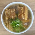 Fujiya - ミニラーメンに角煮トッピング