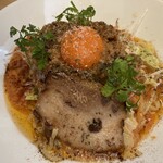 三河ラーメン 日本晴れ - 八丁味噌ボロネーゼまぜめん