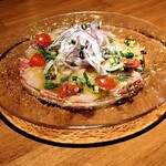 Pizzeria Romano e Marino - 鰤のカルパッチョ