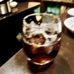 CHINESE IZAKAYA TORAI - 虎威のコーヒー焼酎  ロック　550円
                      ※ブレブレ注意