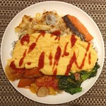 ALL DAY DINING MEM - 出来立てチーズオムレツONからのケチャップぅ～