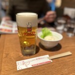 名古屋名物 みそかつ 矢場とん - ビールとポテサラ