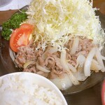 定食・居酒屋 武蔵 - 牛焼き肉定食(塩たれ)