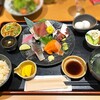 鯛めしと炭焼き たつあん - 楓　本日のお造り五種盛り定食