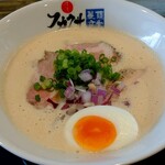 フカクサ製麺食堂 - 9周年特別ラーメン オマール海老白湯ラーメン1200円