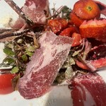 GONZA - 野ぜりとブラッドオレンジのサラダ