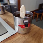 お好み焼 青森 - 辛口ソースを選択する。