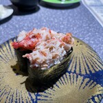 根室花まる 南25条店 - 花咲蟹軍艦