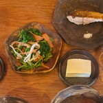 Seminare 輕井澤 - 野菜の火の通し方がとてもシェフらしい。お豆腐と先の納豆は軽井沢のものです。