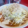 ラーメン二郎 - ミニ　SK半分 やさい　にんにく少し　あぶら少し