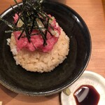 Homemade Ramen 麦苗 - 限定 実家の魚飯(本マグロネギトロ丼)600円