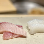 すしやのたい悟 - 鰤（輪島）　あおりイカ（熊本）