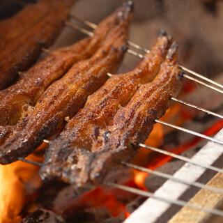 "Jiyayaki" is a method of grilling eel over a high-temperature charcoal fire to lock in the flavor of the eel.