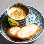 Canned mackerel miso mayo gratin
