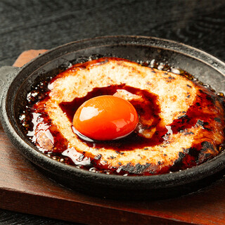 [2 major specialties] Teppanyaki meatballs with golden yolk