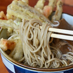 会津 - 肉そば＠税込590円＋ゴボウ天@税込160円