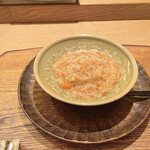 虎白 - 越前蟹、内子、外子、紹興酒餡かけ