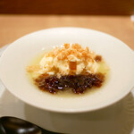 虎白 - 「甘物」黒蜜、アイス　最中の皮