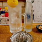 Motsuyaki Ban - 「レモンサワーセット（484円）」