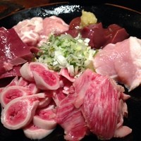 鳥茂 - 特選刺身盛り合わせ。最高でした！