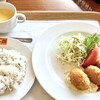 RIZ CAFE - カニクリームコロッケのランチ