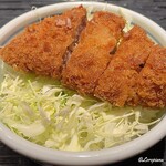 なんぶの郷 - しわ黒豚のメンチかつ丼