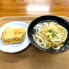 Sanuki Udon Ueharaya Honten - かけ小（350円）+高野豆腐天ぷら（150円）