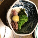 天七 - ホタルイカ辛子酢味噌和え