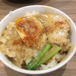 鳥そば 真屋 - 〆味噌スープかけ飯