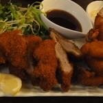 トリコロール - 100％米粉エビフライ980円＆100％米粉ヒレカツ(国産)890円