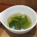 キッチン ブルー グローブ - 最後のスープ