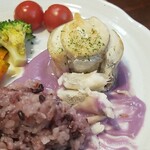 キッチン ブルー グローブ - 更にカット