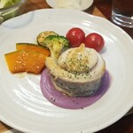 キッチン ブルー グローブ - 太刀魚ポワレのアップ