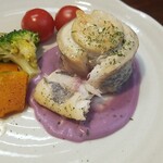 キッチン ブルー グローブ - 太刀魚を解します