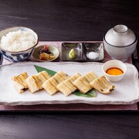 活うなぎ白焼き定食