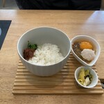 酒楽亭 空庵 -  鴨そぼろの玉子とじご飯 