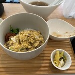 酒楽亭 空庵 -  鴨そぼろの玉子とじご飯 