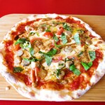 ピザハウス ビバ - 料理写真:アメリカンソーセージ＆マスタードソースピザ850円税込ｗ