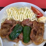 来々亭 - マヨネーズが無い生姜焼なんて