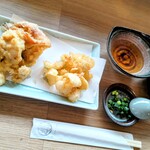 江戸そば マルノ - 北寄貝と百合根