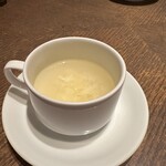 洋食　キッチン大宮 - お食事に付くスープ　優しいお味