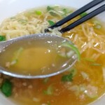 湘南名菜 桂花楼 - 「塩ラーメン」スープ