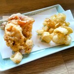 江戸そば マルノ - 北寄貝と百合根