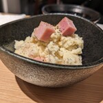 Tempura To Wain Ooshio - 自家製スモークベーコン入りポテトサラダ