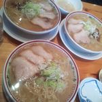 田中そば店 - 201401中華そば（こってり）￥６５０・中華そば￥６５０　×２