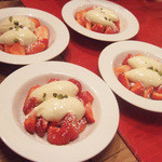 祥瑞 - 自家製バニラアイスといちごのデザート(1000円)×4